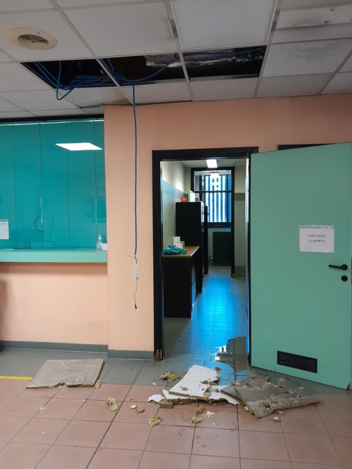 Maltempo a Cesano Maderno: danni all'istituto Iris Versari