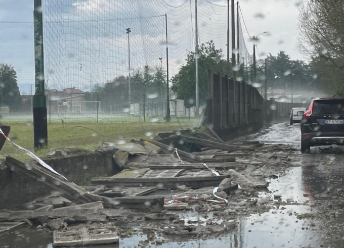 Maltempo a Biassono, la situazione resta critica