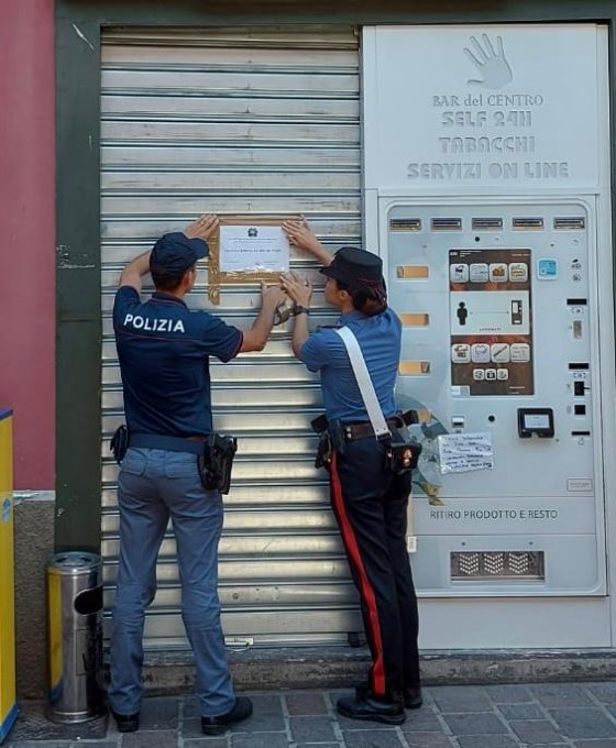 Il Questore chiude per 30 giorni il bar