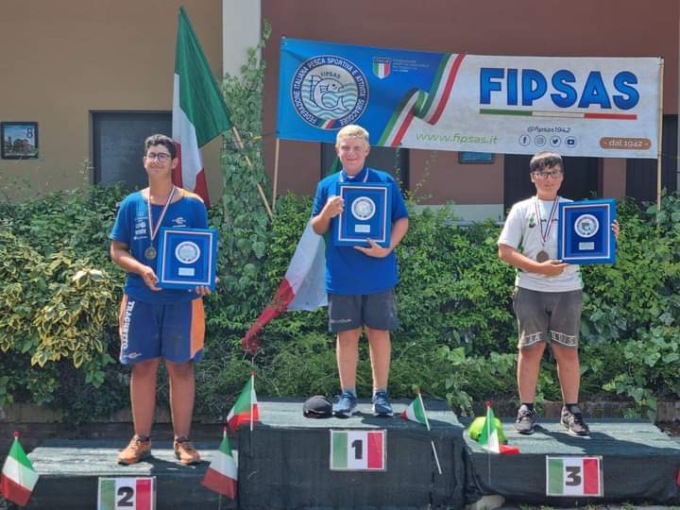 Sampei gli fa un baffo: a 13 anni Mattia è campione italiano di pesca