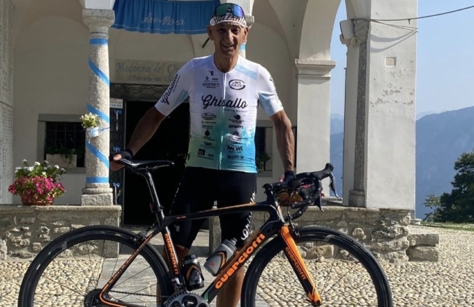 Ciclista da record a Verano: 200 volte al Ghisallo