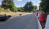 Scontro auto moto a Villasanta: ferito un 18enne