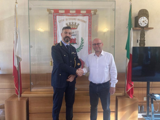 Gabriele Caimi nuovo comandante della Polizia Locale di Cesano Maderno