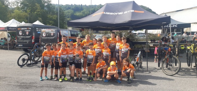 Giovanissimi della Mtb Lissone impegnati nel Trofeo Comune di Gandino