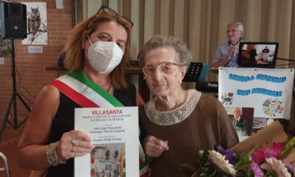 Casalinga, tessitrice e sarta: grande festa a Villasanta per i 100 anni di Francesca Ferrerio