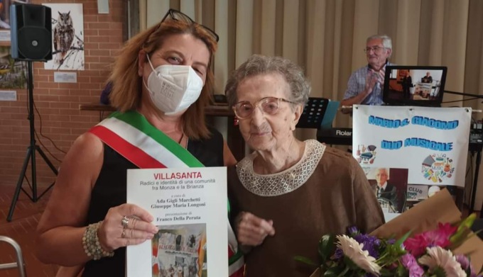 Casalinga, tessitrice e sarta: grande festa a Villasanta per i 100 anni di Francesca Ferrerio