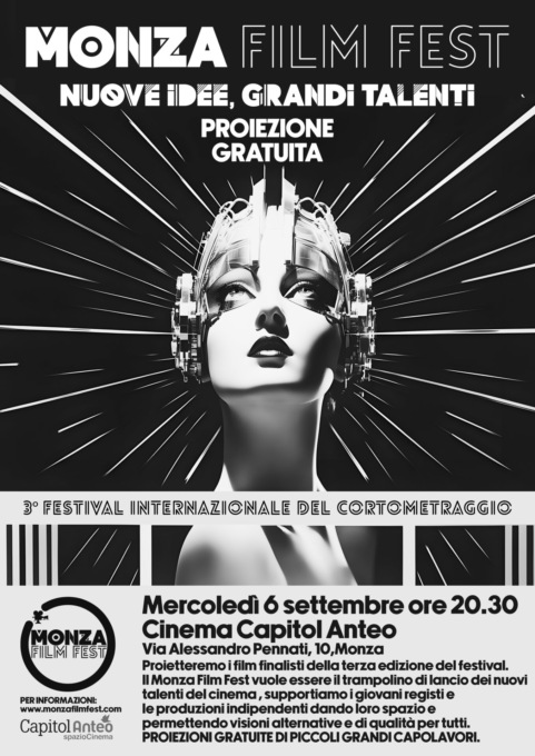 Una serata speciale chiuderà la terza edizione del Monza Film Fest
