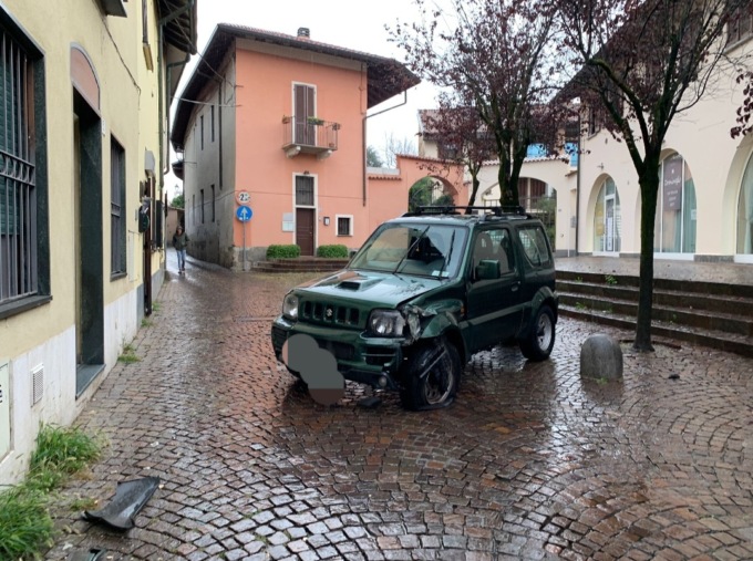 In testacoda si schianta contro un muro, 75enne in ospedale