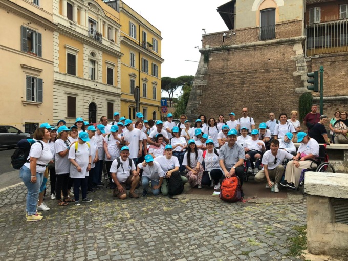 I ragazzi del Filo d’Oro in udienza da Papa Francesco