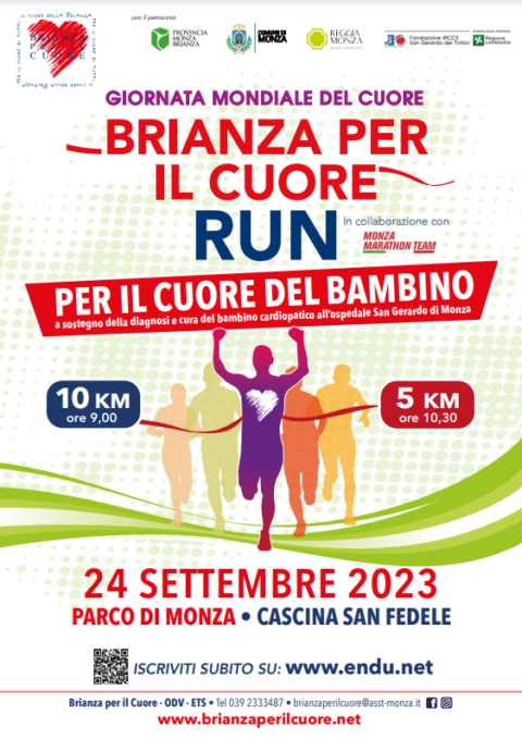 Domenica tutti di corsa con “Brianza per il cuore run”