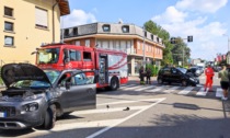 Schianto a Meda: intervengono Polizia Locale, pompieri e ambulanze