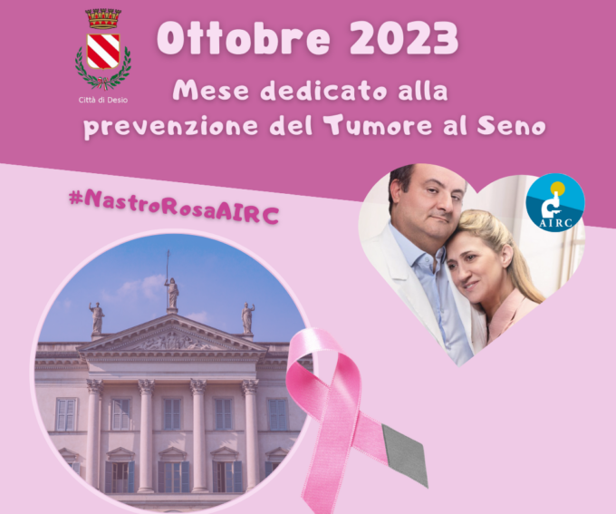 Desio si tinge di rosa per la prevenzione del tumore al seno