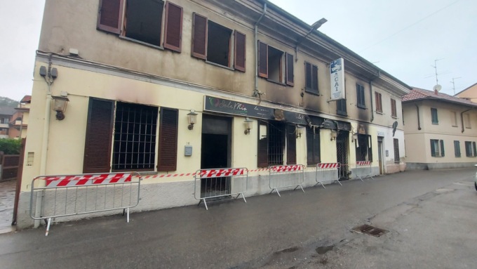 Seveso: incendio al ristorante O Sole Mio