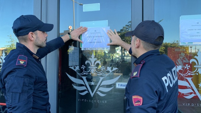 Il Questore revoca la licenza al “Vip Club” di Sesto San Giovanni