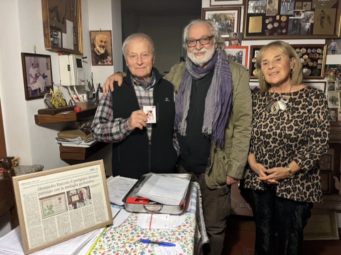 L’Anpi Desio consegna la tessera ad honorem al partigiano Alessandro Rusconi
