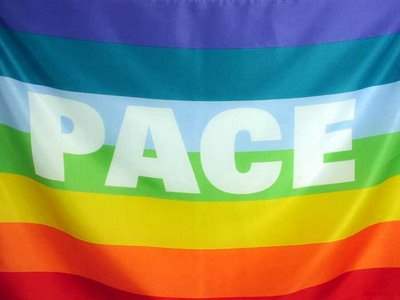 La bandiera della pace esposta in biblioteca fa litigare la politica arcorese