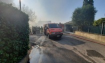 Incendio nella cantina di una abitazione: Vigili del fuoco a Seregno
