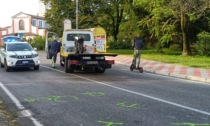 Scontro auto moto a Cesano Maderno: grave una donna di 55 anni
