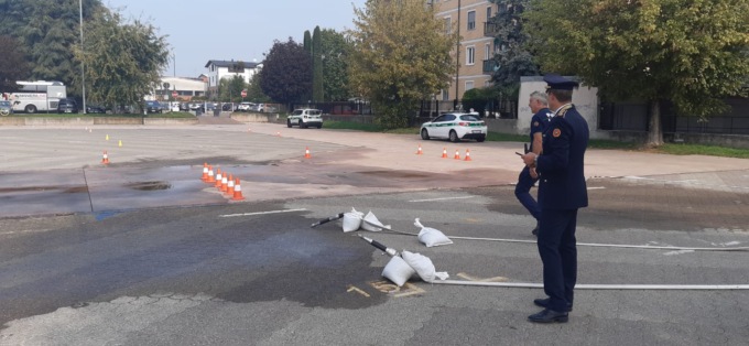 Corso di guida sicura per la Polizia Locale di Meda in vista del trasporto organi