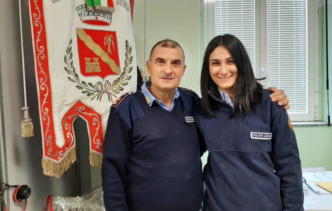 La nuova vigilessa di Lentate si presenta