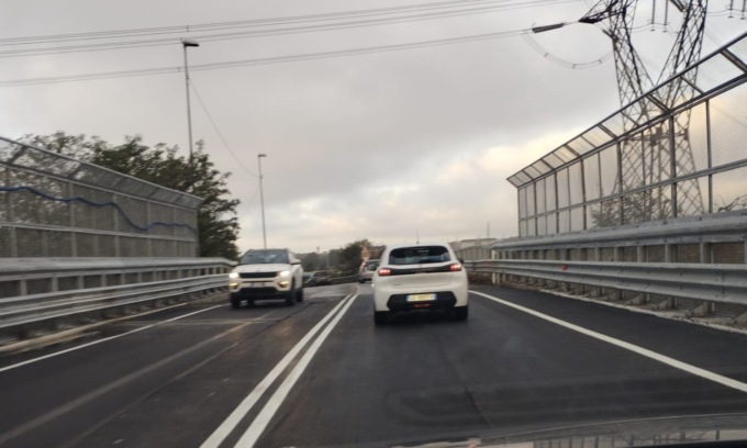 Il ponte sulla Tangenziale Est è stato completamente riaperto