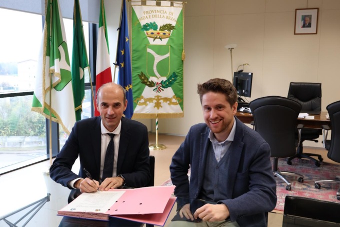 Nuova rotatoria Wagner-Einaudi: i sindaci Rossi e Santambrogio firmano l’accordo di programma