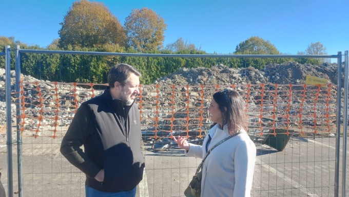 Salvini a Seveso, sulla Milano-Limbiate: “I soldi ci sono”