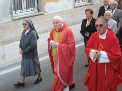Monsignor Giampietro Crippa in occasione del 55esimo di sacerdozio