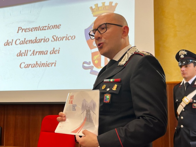Presentato il Calendario Storico dell’Arma dei Carabinieri 2024