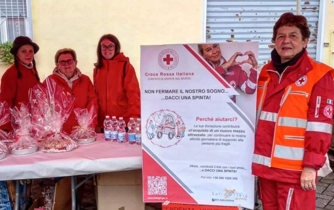 La Croce Rossa di Lentate ha bisogno di un nuovo mezzo: prosegue la raccolta fondi