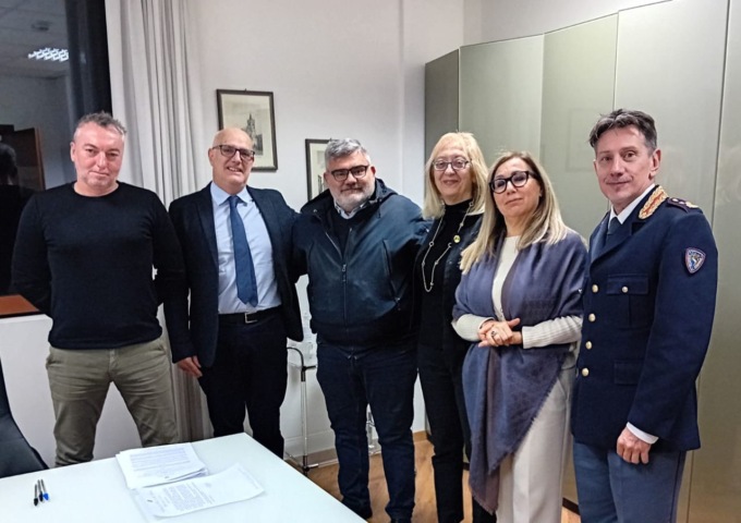 In Prefettura la firma del protocollo per i lavori di ageduamento della sede della Polizia stradale di Arcore