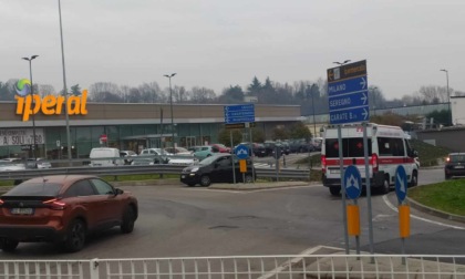 Scontro tra un'auto e un monopattino a Besana