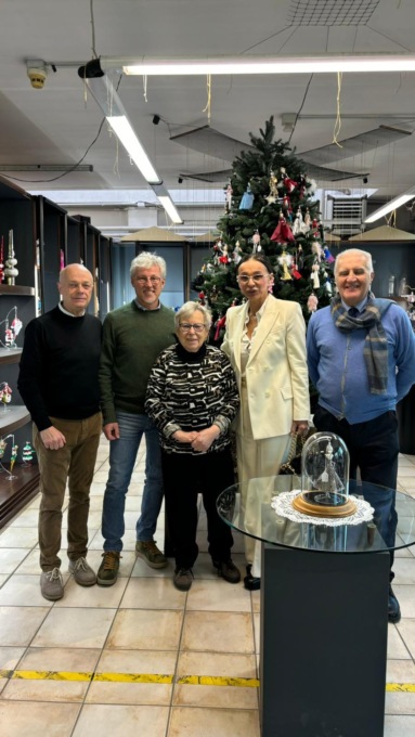 L’assessore regionale in visita alla soffieria