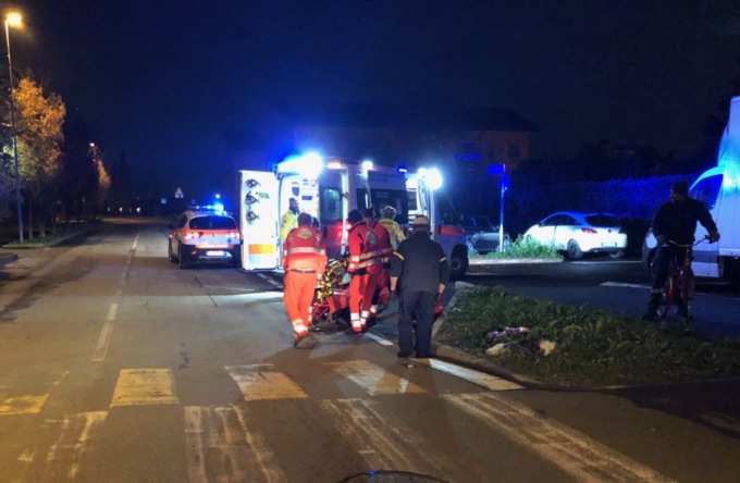 Investito da un’auto mentre attraversa la strada, muore il suo cagnolino