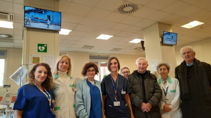 Avo Carate dona quattro monitor alla dialisi in ospedale