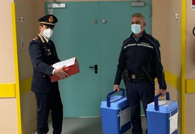 Primo servizio di trasporto organi della Polizia Locale di Meda