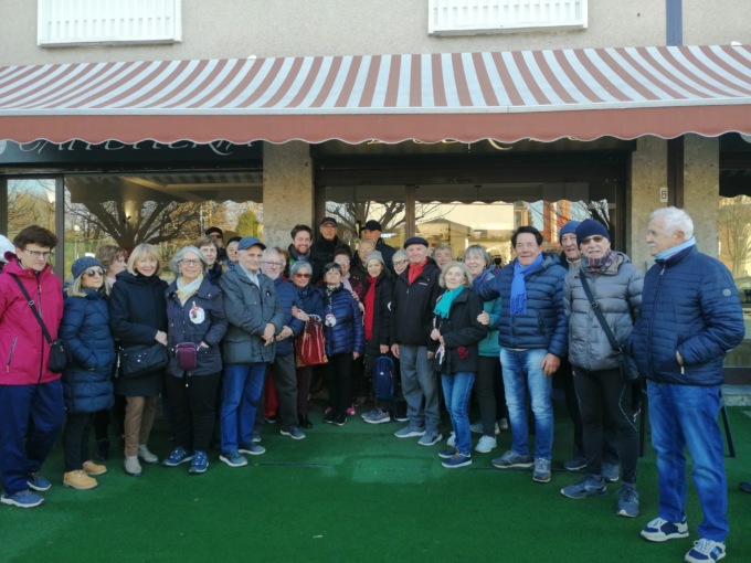 Scambio degli auguri al Gruppo di cammino