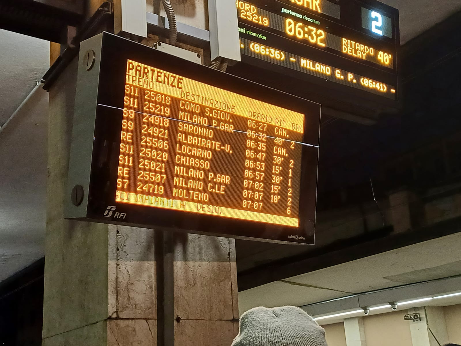 Guasto stazione Desio ritardi treni