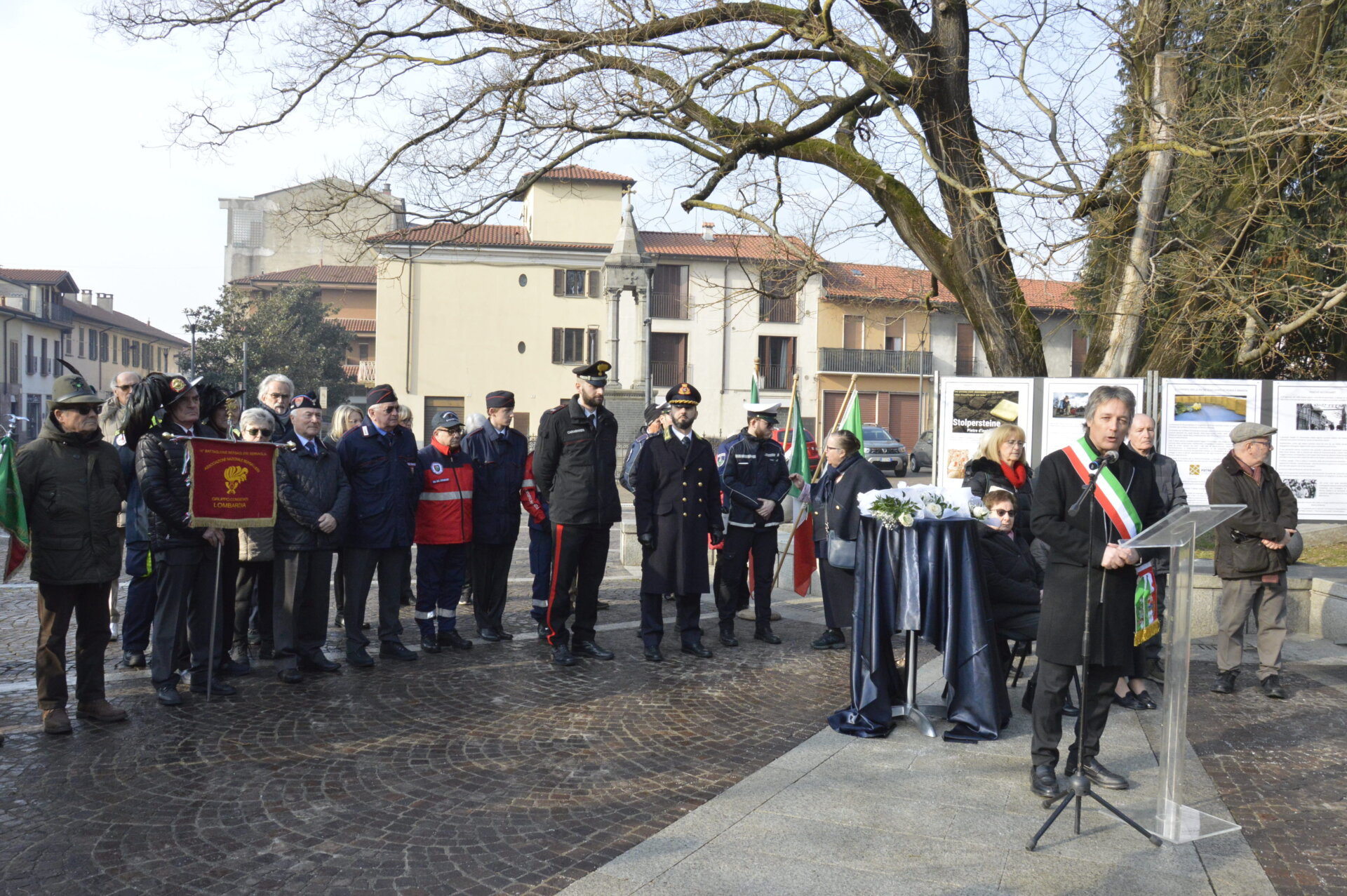 Varedo pietra inciampo Franco Crippa