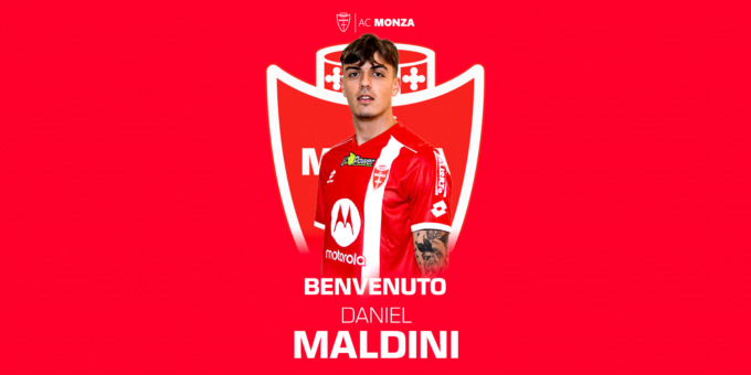 Daniel Maldini è il nuovo attaccante del Monza