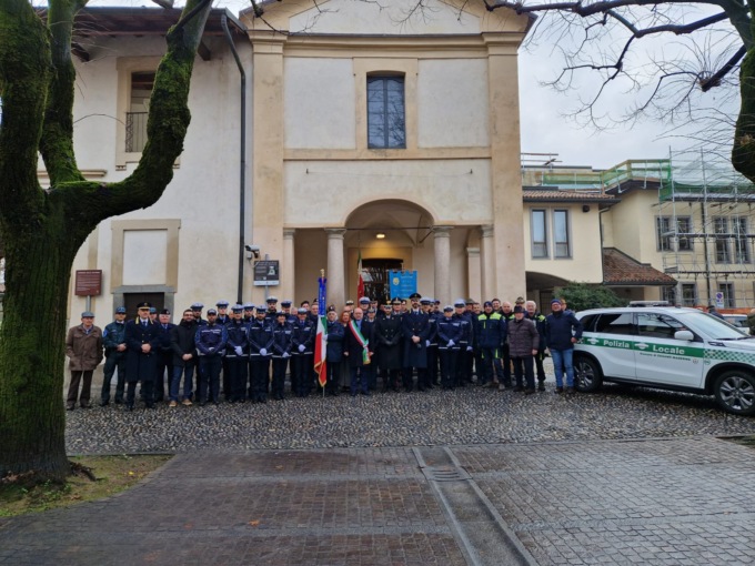 A Cesano Maderno la Polizia locale ha celebrato San Sebastiano