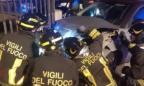 Scontro tra auto a Mezzago: soccorse quattro persone