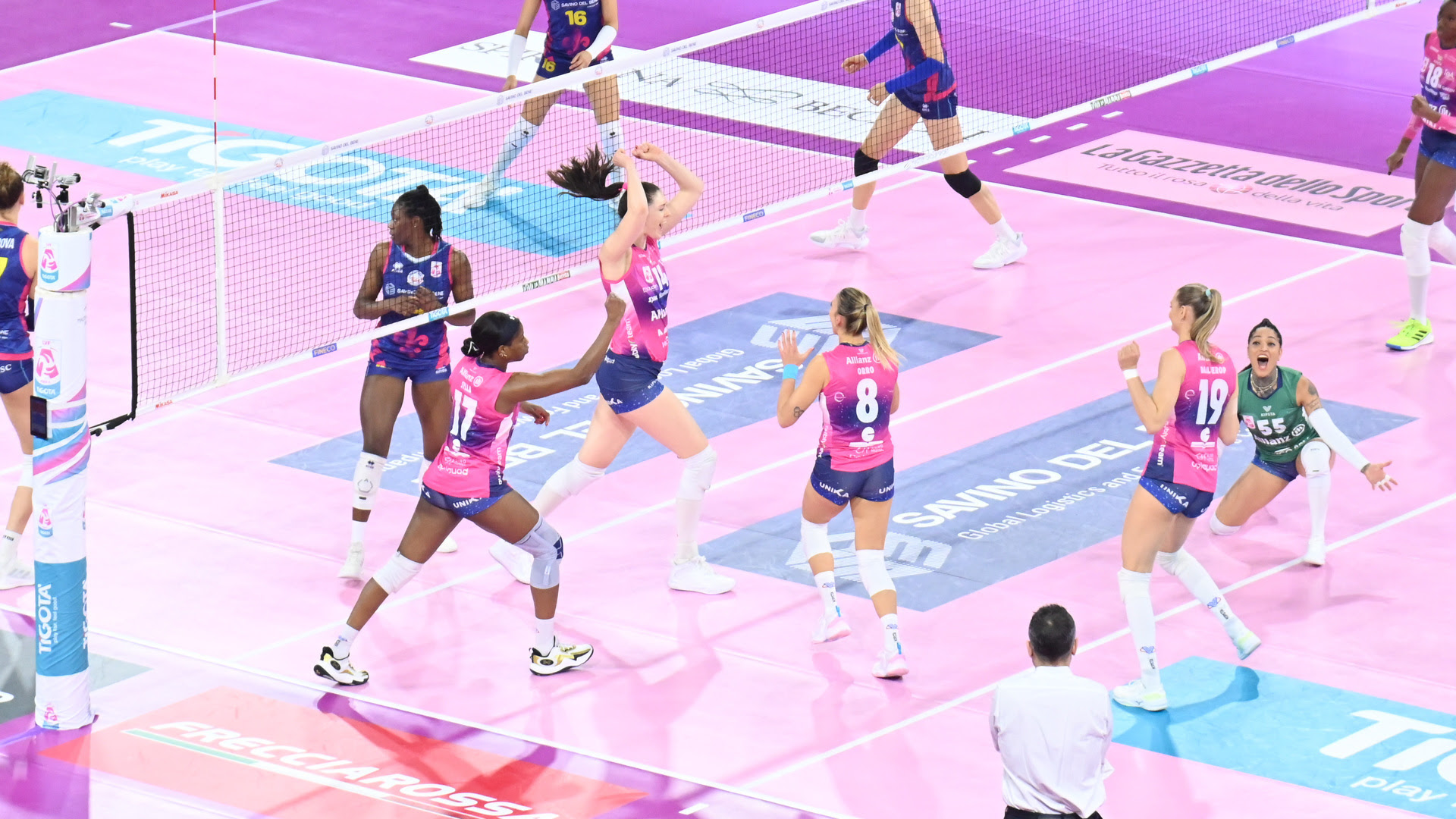 Vero Volley Milano contro Scandicci in Toscana