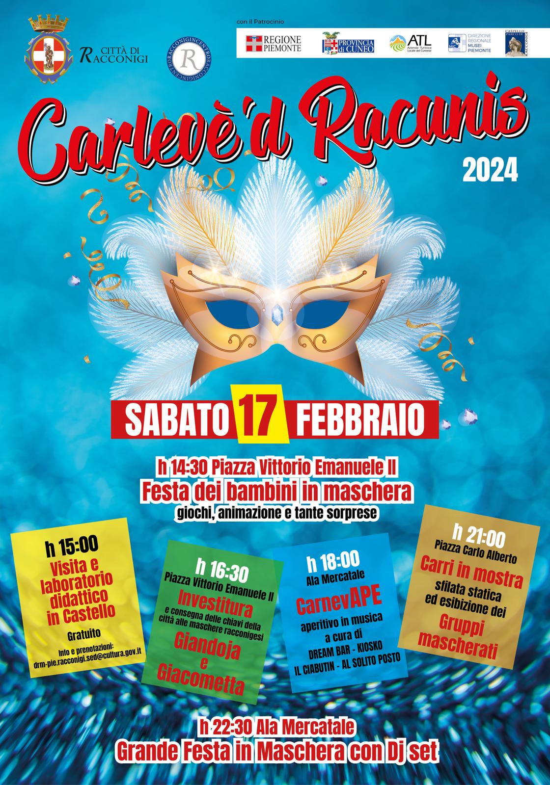 Sabato 17 febbraio vicino a Torino il tradizionale “Carlevè 'd Racunis” -  Prima Monza