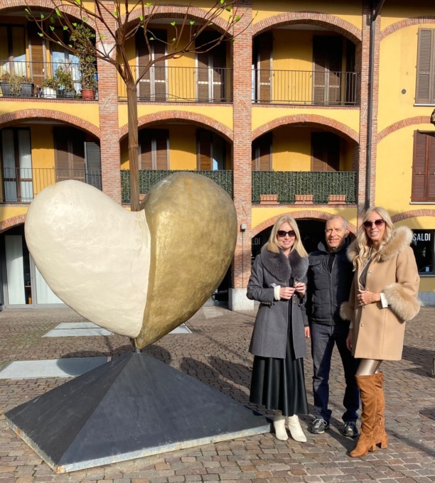 “Nuova vita”: a Lentate l’opera scultorea che celebra l’amore