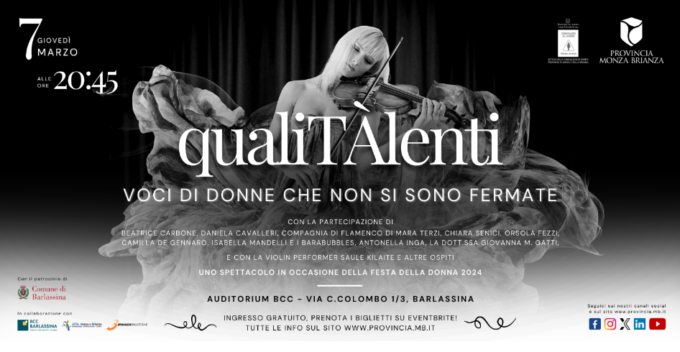 Per la Festa della Donna 2024 uno spettacolo tutto al femminile