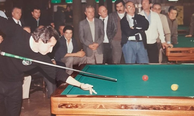 Ad Omate i funerali di Pietro Pollastri, grande campione di biliardo