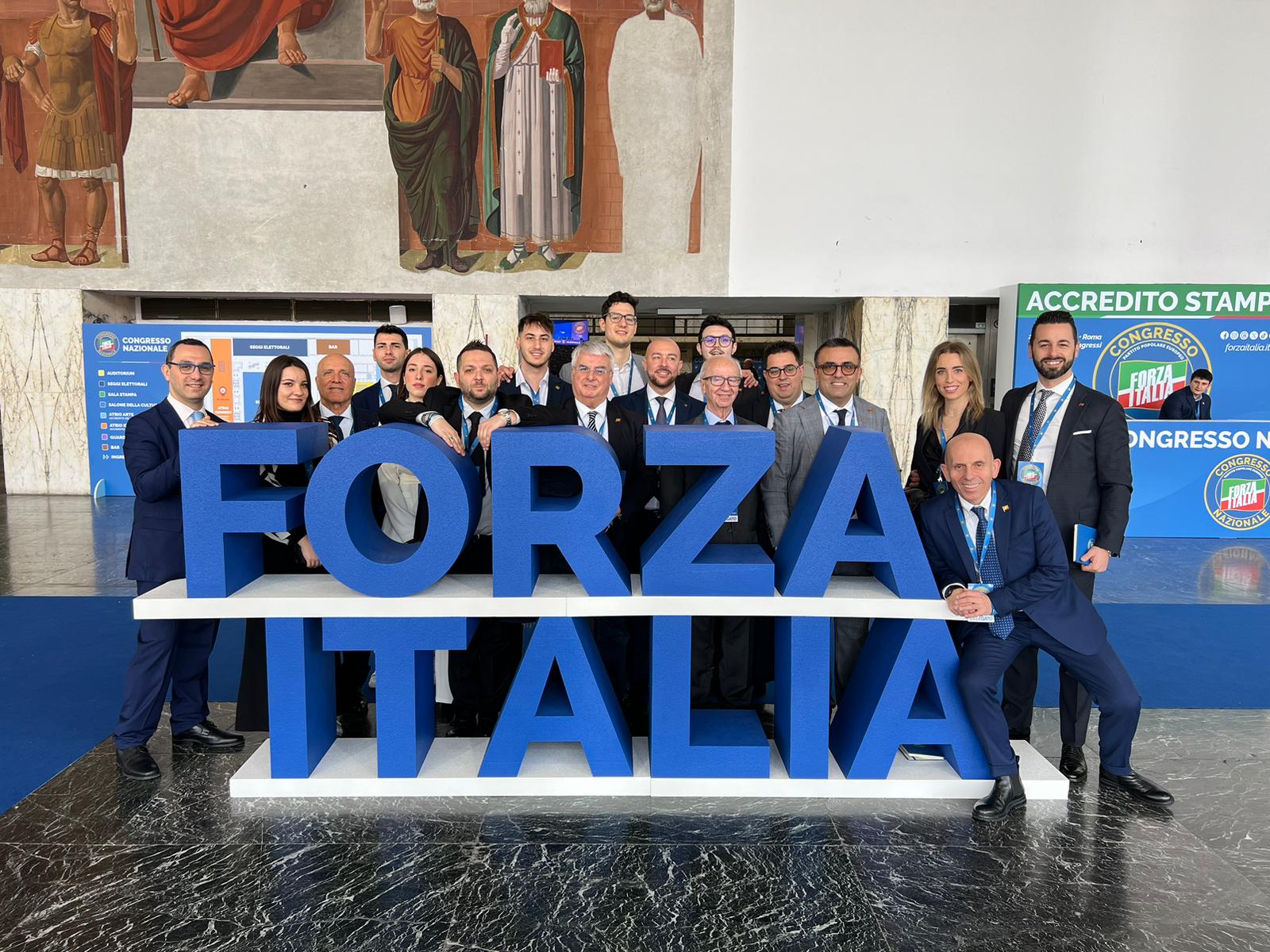 Delegazione Forza Italia Monza e Brianza a Roma per congresso nazionale