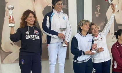 Atlete di Brianzascherma impegnate nell'ultima prova del Master di spada