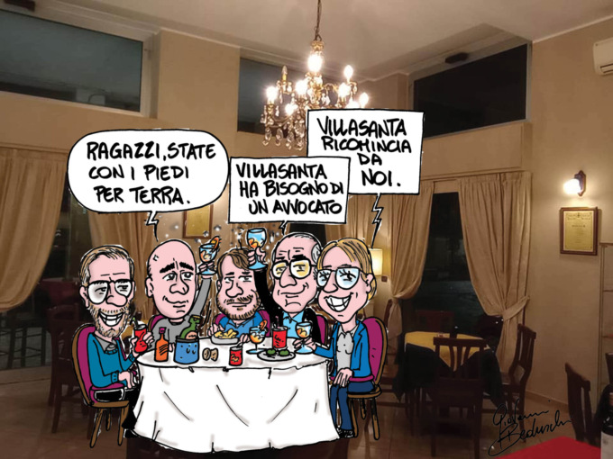 Eravamo tre “amici” al bar… aperitivo elettorale per i candidati sindaco di Villasanta